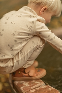 BIRKHOLM Rib Bluse Papirsbåde